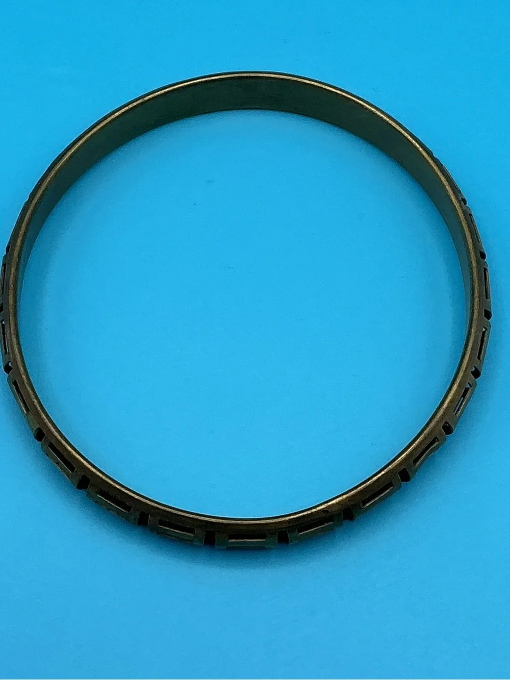 Vintage brass bangle